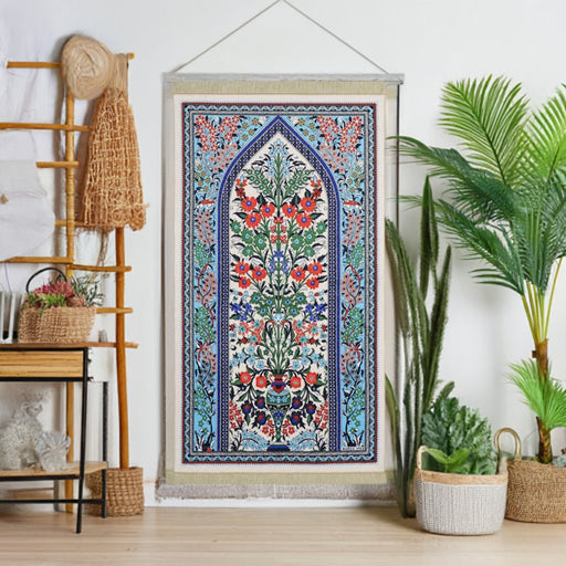 Bursa Ipek | Ecru Bamboo Carpet Prayer Rug