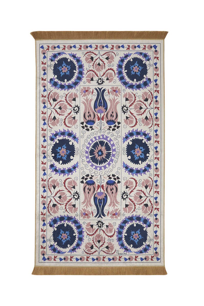 Bursa Ipek | Powder Velvet Carpet Prayer Rug