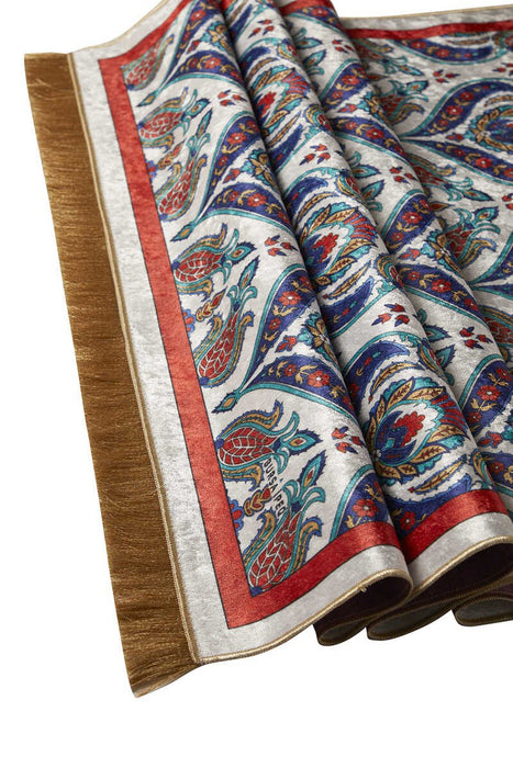 Bursa Ipek | Red Velvet Carpet Prayer Rug