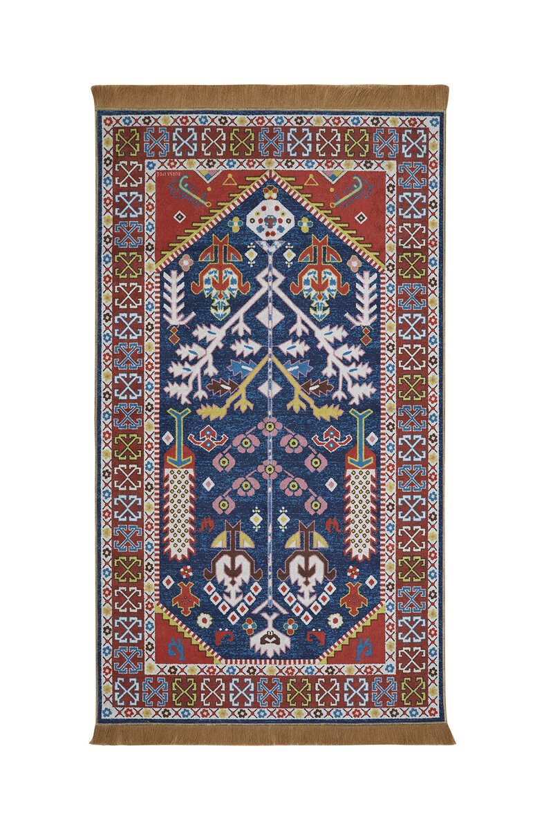 Bursa Ipek | Red Velvet Carpet Prayer Rug