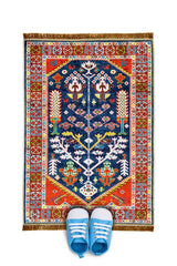 Bursa Ipek | Red Velvet Children's Prayer Rug