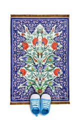 Bursa Ipek | Saks Velvet Children's Prayer Rug