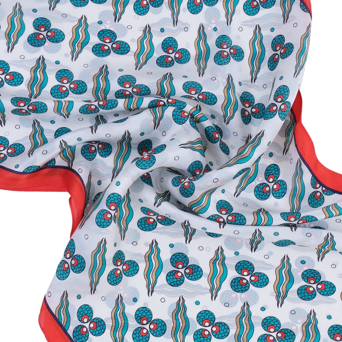 Cintemani Breathable Silk Scarf in Blood Red Color - TryAladdin