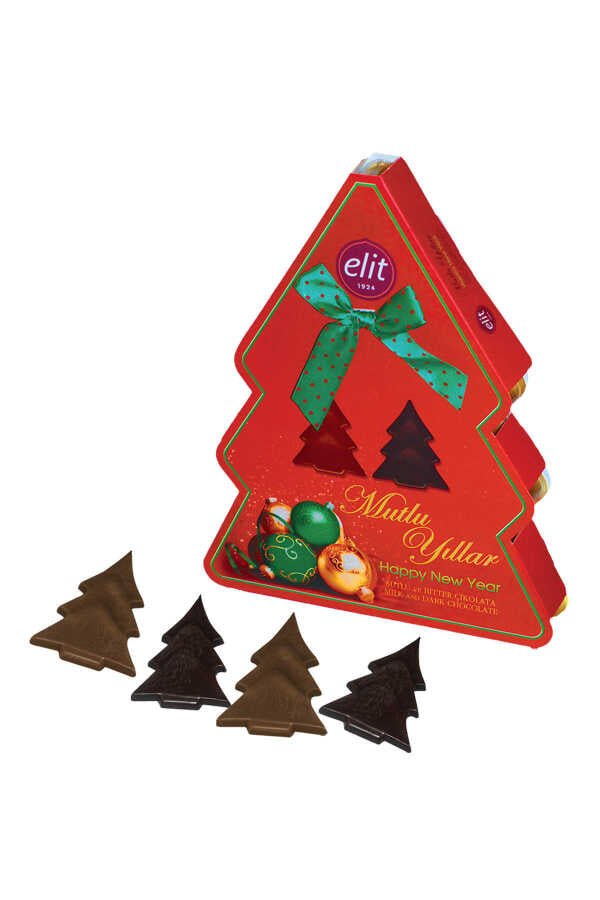 Elit | Christmas Pine Tree Madlen Chocolate Box - Gluten Free - 216g