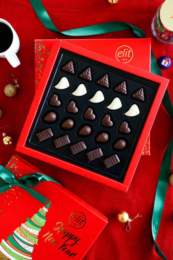 Elit | Happy New Year Chocolate with Mixed Filling - Gluten Free - 267g