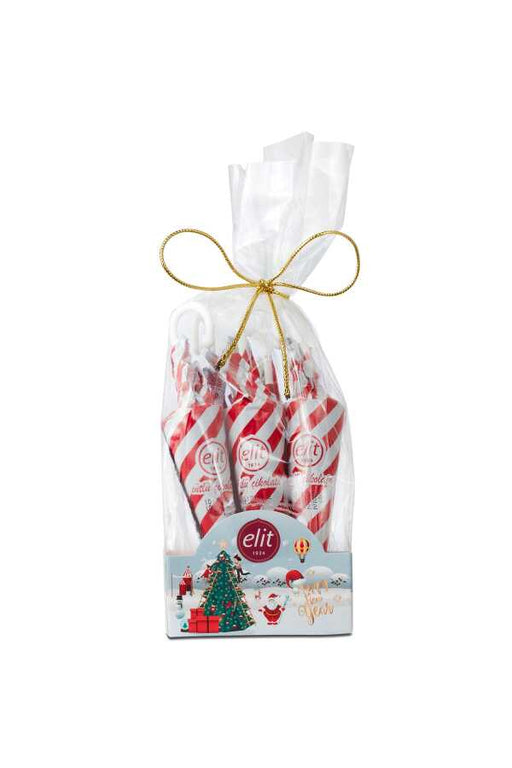 Elit | New Year Concept Red and White Milk Umbrella Chocolate - Gluten Free - 5x20g Elit Chocolate