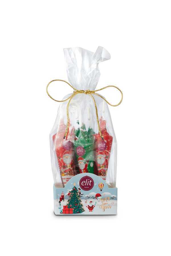 Elit | Santa Claus Exploding Sugar Milk Umbrella Chocolate - Gluten Free - 5x20g