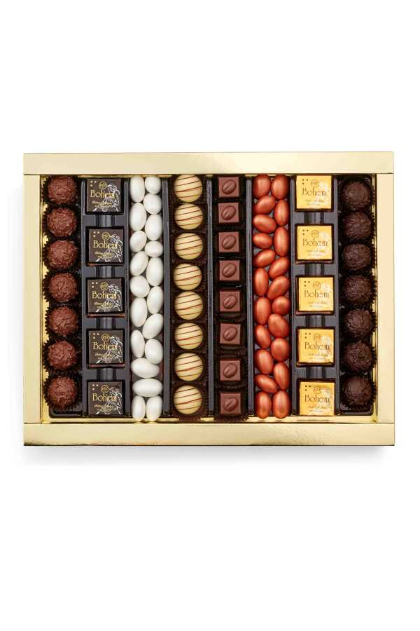 Elit - Mixed Special Chocolate Leather Bound Box - 786g