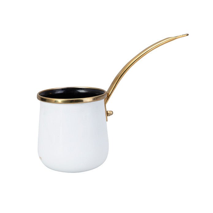 Emsan Troy Medium Coffee Pot White Karaca Coffee & Tea Pots,