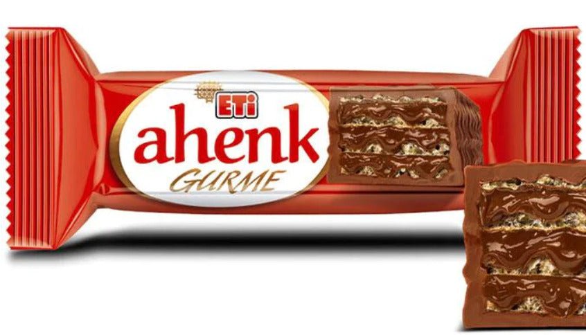 Eti Ahenk Gurme Chocolate Covered Hazelnut Cream Wafer - 3pcs