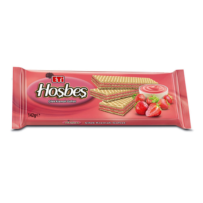 Eti Hosbes Strawberry Cream Wafer - 2pcs