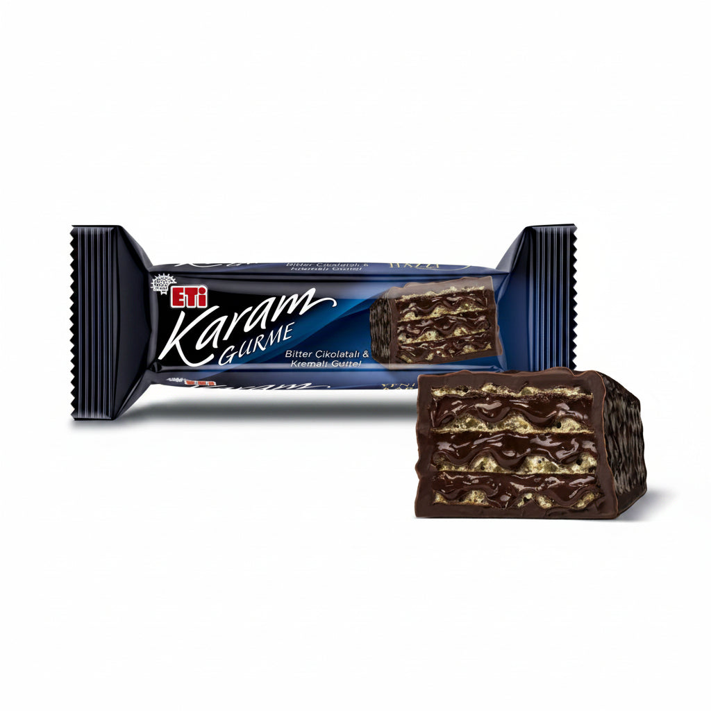 Eti Karam Gurme Dark Chocolate Wafer - 4pcs - TryAladdin