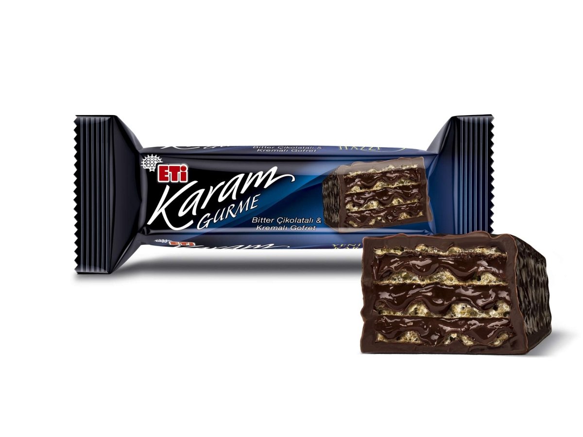 Eti Karam Gurme Dark Chocolate Wafer - 4pcs