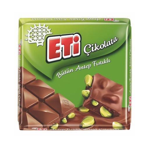Eti Square Chocolate With Pistachio - 2pcs