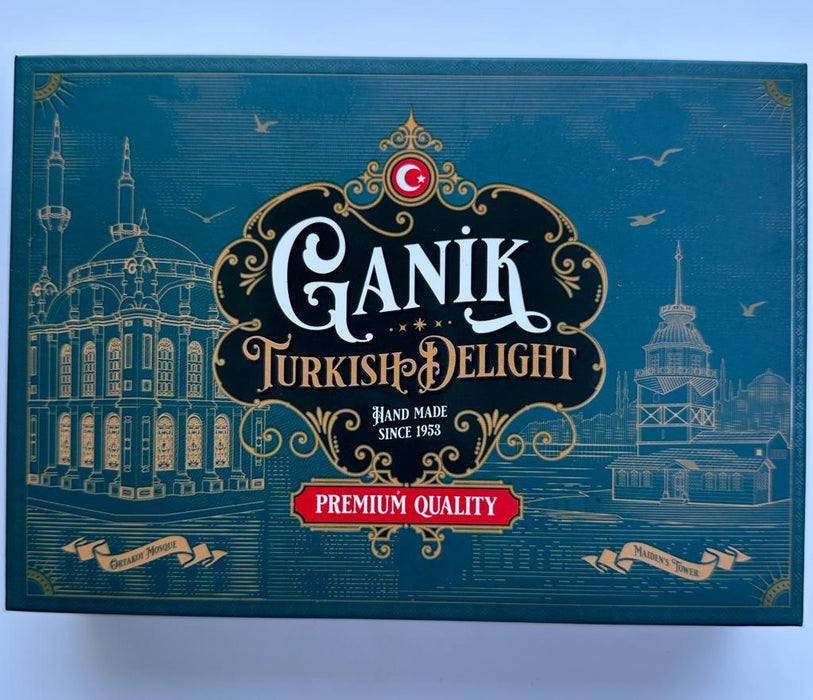 Ganik | Sultan Turkish Delight with Nougat Pistachio Wick Ganik Turkish Delight