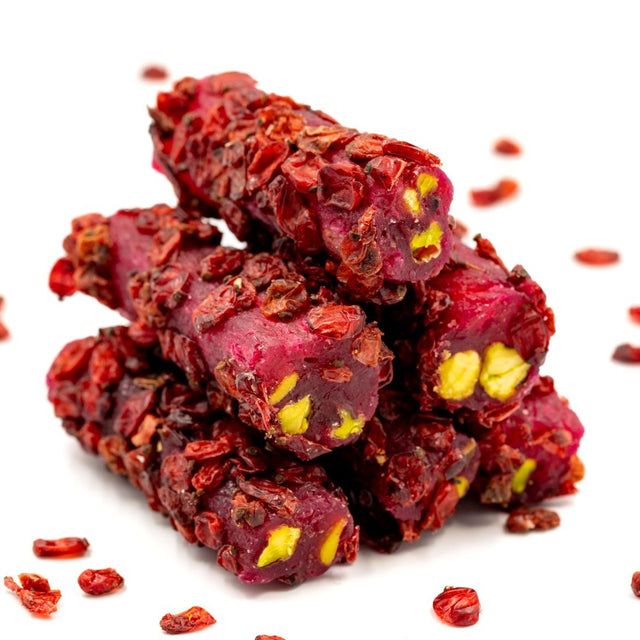 Ganik | Turkish Delight Pistachio Pomegranate Fingers with Barberries