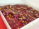 Ganik | Turkish Delight Pistachio Pomegranate Wick with Rose Petals