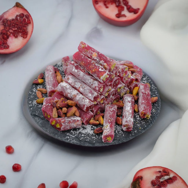 Ganik | Turkish Delight Pomegranate Fingers with Pistachio