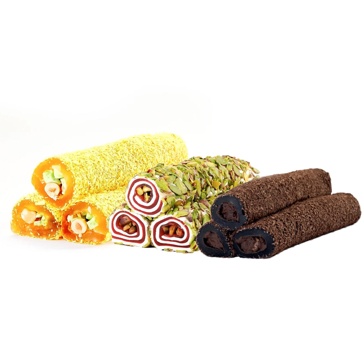 Ganik | Turkish Delight Wraps Variety Mix (Lemon Pomelo, Ottoman, Chocolate Hazelnut)