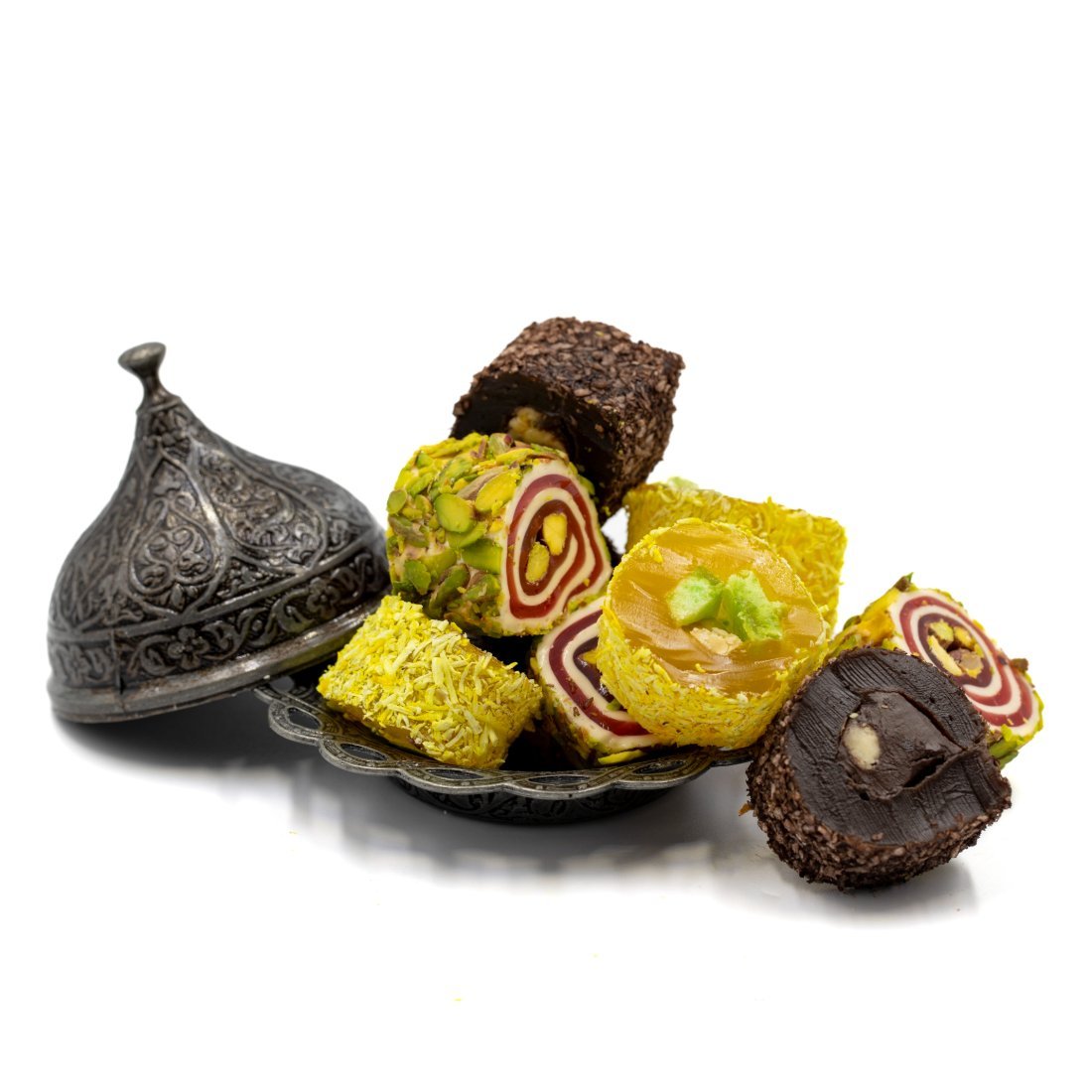 Ganik | Turkish Delight Wraps Variety Mix (Lemon Pomelo, Ottoman, Chocolate Hazelnut)