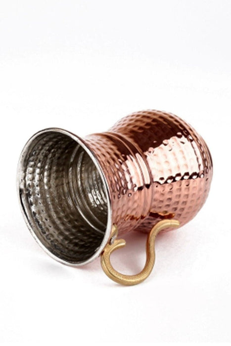 Gur Bakir | Classic Copper Cup (7.5cm) Gur Bakir Zemzem Set, Thermos, Tea Set, Coffee Set, Coffee Cup, Spoon Set