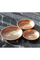 Gur Bakir | Copper Embossed Snack Dish - 2 Pieces (10cm)