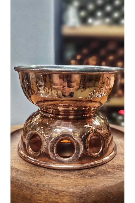 Gur Bakir | Handleless Copper Fondue Set (8.5cm) Gur Bakir Bakeware Sets, Baking & Cookie Sheets, Bread Pans & Molds, Broiling Pans, Cake Pans & Molds