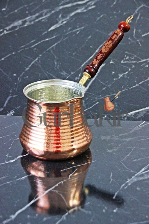 Gur Bakir | Large Copper Coffee Pot(Cezve) (11cm)