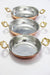 Gur Bakir | Thick Copper Pan Set - 3 Pieces (16, 18, 20cm) Gur Bakir Saucepans