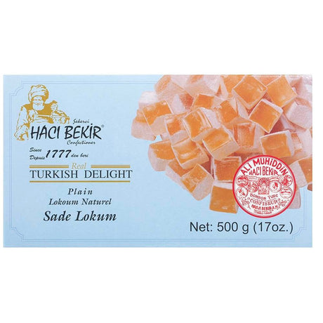 Haci Bekir Exclusive Turkish Delight Plain - Unique Consistency Lokums