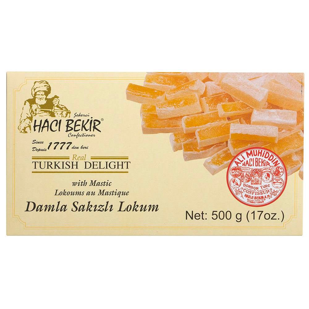 Haci Bekir Exclusive Turkish Delight with Mastic - Unique Consistency Lokums