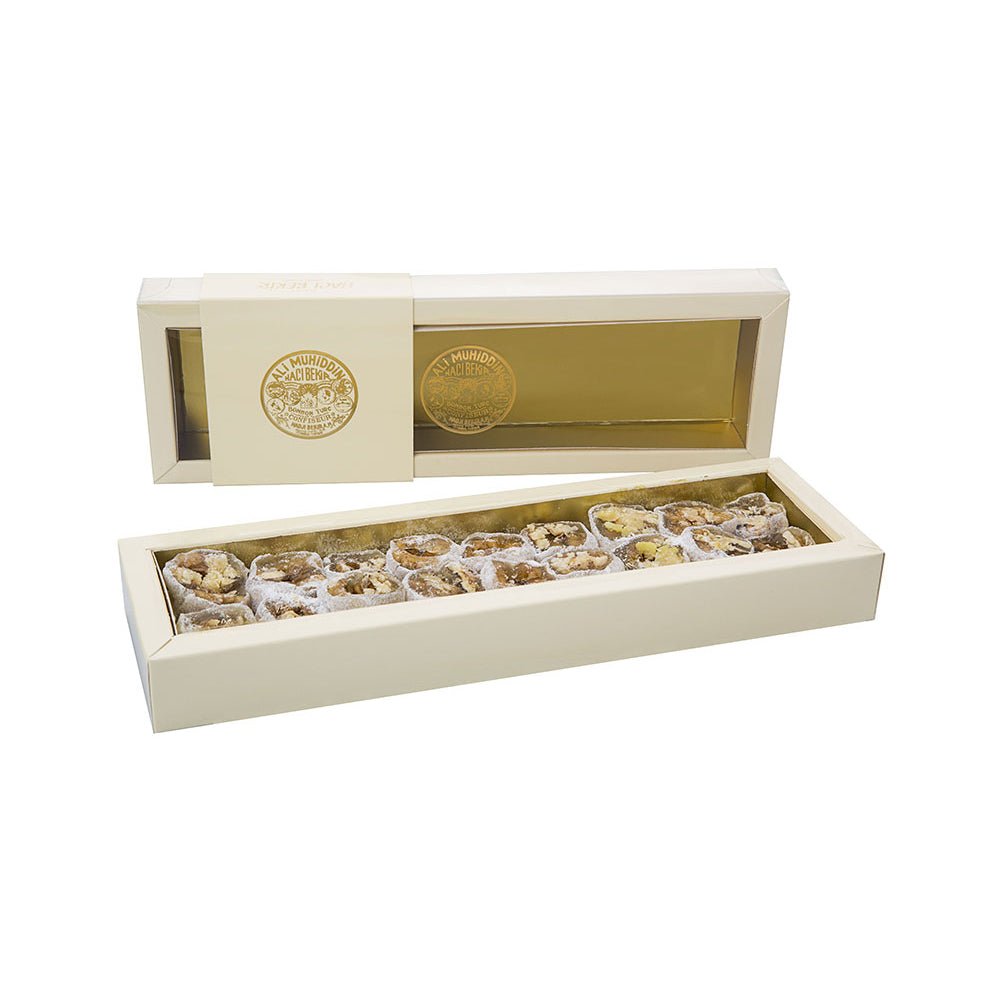 Haci Bekir Exclusive Turkish Delight with Walnut - Unique Consistency Lokums