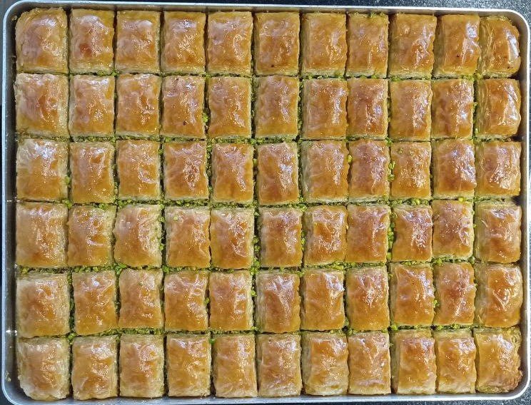 Haci Omer | Pistachio Baklava Vegan (66 Pcs in Tray)