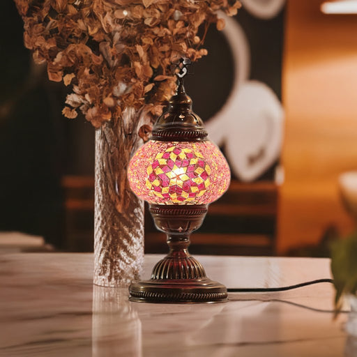 HND Handicraft | Handmade Bedroom Mosaic Desk Lamp