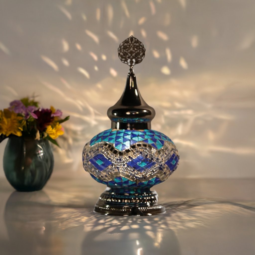 HND Handicraft | Handmade Bedside Mosaic Lamp HND Handicraft Lamps