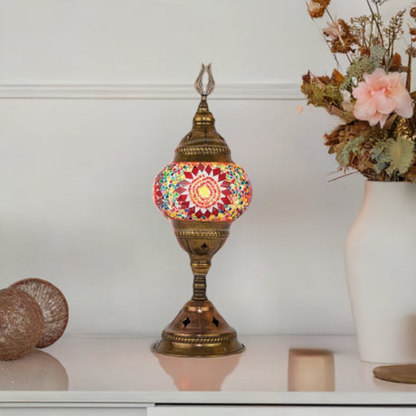 HND Handicraft | Handmade Turkish - Moroccan Mosaic Table Lamp