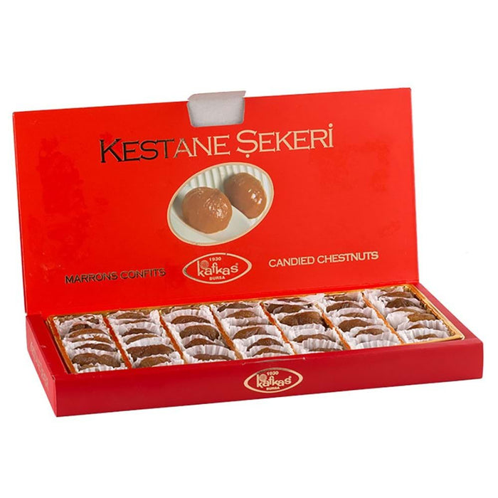 Kafkas | Large Box of Candied Chestnuts Kafkas Candied Chestnut