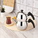 Karaca Adelya Induction Base Mini Black Tea Set Karaca Coffee & Tea Pots