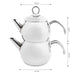 Karaca Adelya Induction Base Mini Metal Teapot Set Karaca Coffee & Tea Pots