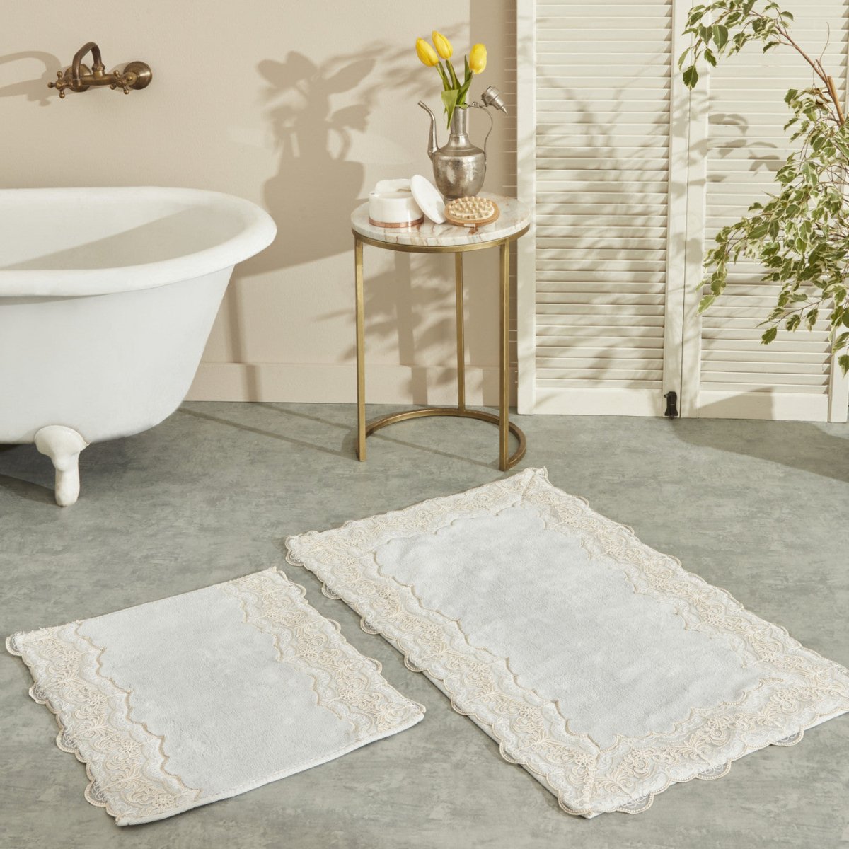 Karaca Home Mathilda French Lace Doormat Set