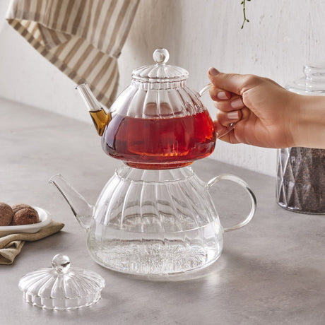 Karaca Lori Borosilicate Glass Teapot