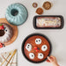 Karaca Multichef Valente 3-Piece Cake Mold Set Green Karaca Bakeware Sets, Baking & Cookie Sheets, Bread Pans & Molds, Broiling Pans, Cake Pans & Molds