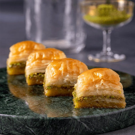 Karakoy Gulluoglu | Turkish Light Baklava with Pistachios (Low Glycemic Index)