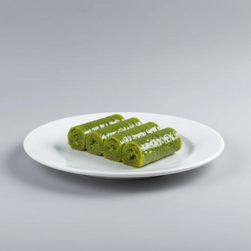 Koskeroglu | Antep Pistachio Sarma Baklava Rolls with Gift Metal Box - TryAladdin