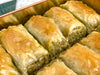 Koskeroglu | Antep Wrap Baklava with Pistachio in Gift Metal Box Koskeroglu Middle Eastern, Turkish Baklava, Antep Baklava