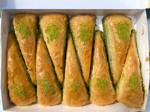 Koskeroglu | Carrot Slice Baklava with Pistachio Koskeroglu Middle Eastern, Turkish Baklava