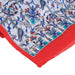 Lale Elegant Silk Scarf in Turquoise, Red & Blue