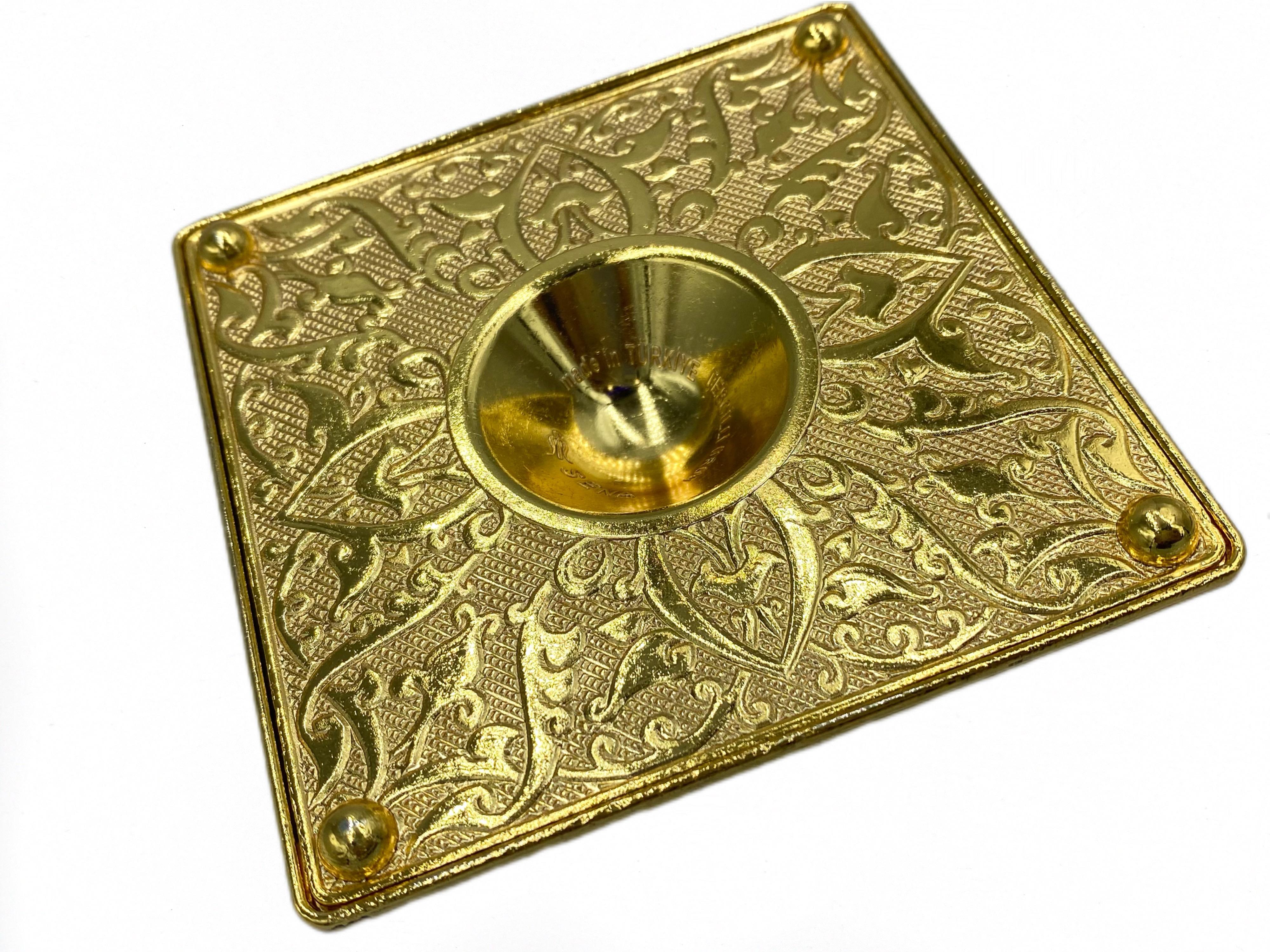 Lavina | Bronze Ashtray Copper Gold Color (10 cm) - TryAladdin