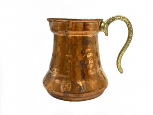 Lavina | Copper Cup with Golden Handle (7.5 cm) Lavina Mugs