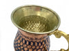 Lavina | Copper Cup with Honeycomb Pattern (10 cm)